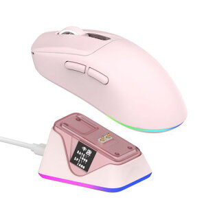 EPOMAKER NEX Lite ���C�����X�Q�[�~���O�}�E�X �f�B�X�v���C�t�� RGB�[�d�h�b�N�t�� ���y��65g ����