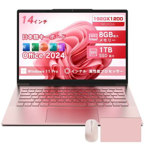 VETESA �m�[�g�p�\�R�� Office 2024���� Windows 11 14�C���`IPS�t��/1920x1200FHD