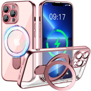 �y���b�L�o���p�[�EMagSafe�X�^���h��́ziPhone 13 Pro �p �P�[�X �}�b�g�����O�X�^���h �c�����Ή� ��i�ȃ��^���b�N���� �N���A�w�� [�����Y�S�ی�] �ϏՌ� �X�g���b�v�z�[���t�� �A�C�t�H�c
