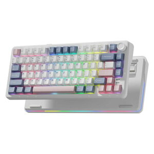 Womier L75 �L�[�{�[�h �N���[���� 75% �L�[�{�[�h �Q�[�~���O ���C�����X �m�u�t�� 2.4GHz/USB-C/BT5.0