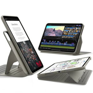 ESR iPad Pro 13�C���` �P�[�X M5/M4(2025/2024)�Ή� ���E���}�O�l�b�g�J�o�[ �P�̎g�p�\ �c���Ή� 9�i�K�p�x�����X�^���h Pencil Pro/USB-C�Ή� �ϏՌ� �I�[�g�X���[�v Shift�V���[�Y �`�^��