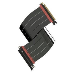 LINKUP - AVA5 PCIE 5.0 ���C�U�[�P�[�u�� [50cm(�S�� 54cm)] RTX5090 RX9070 GPU�ɑΉ� | x16 128GB/s���x | PCIe 4.0 & WRX80/WRX90E�ƌ݊������� | �X�g���[�g