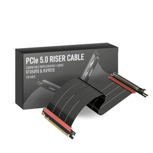 LINKUP - AVA5�A�[�}�[PCIE 5.0 ���C�U�[�P�[�u�� | RTX5090 RX9070 GPU�ɑΉ� | x16 128GB/s���x | PCIe 4.0 & WRX80/WRX90E�ƌ݊������� | ���p �u���b�N 15cm(�S��
