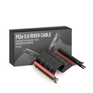 LINKUP - AVA5 PCIE 5.0 ���C�U�[�P�[�u�� | RTX5090 RX9070 GPU�ɑΉ� | x16 128GB/s���x | PCIe 4.0 & WRX80/WRX90E�ƌ݊������� | ���p �u���b�N 20cm(�S�� 24cm)