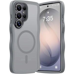 AunoteGalaxyS26Ultra�P�[�XMagSafe�Ή����C�����X�[�d�ϏՌ��g�^���˂��˂��킢���؍��������w��h�~�����������E�F�[�u�J�o�[S26Ultra�P�[�X�O���[