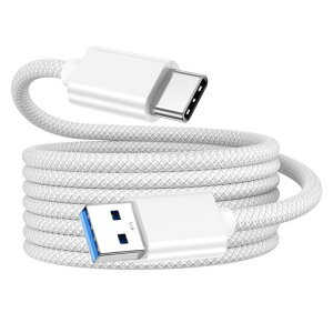 USBType-C�P�[�u��2m10Gbps�����f�[�^�]��USB-AtoUSB-C3.1/3.2Gen2�}���[�dQC3.0�Ή�CarPlay/AndroidAuto�Ή��i�C�����҂ݍ��ϋv��iPhone17/16/15