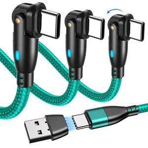 PD60WUSBTypeCP[uL^180°]y1m/2m/2mE3{ZbgzUSB-A/USB-CtoUSB-C/Type-C3A}[d&f[^]&^Cvc[dP[uAndroidȂType