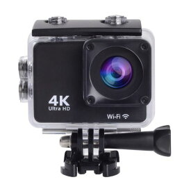 【SAC】4K アクションカメラ WIFI搭載 1600万画素 30M 防水カメラ 170度広角 レンズ画角調節可能 HDMI出力 複数アクセサリー バイク/自転車/車に取り付け可能 車載モード搭載