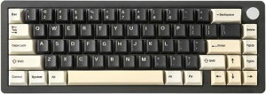 YUNZII AL66 �A���~�� ���C�����X ���J�j�J���Q�[�~���O�L�[�{�[�h(�~���N�X�C�b�`�A�u���b�N)