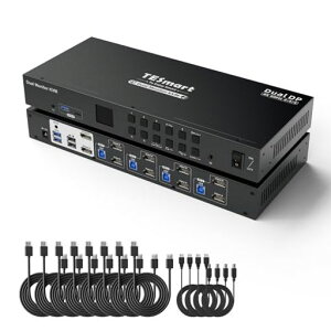TESmartDisplayPort42oKVMXCb`USB3.0KVMؑ֊4p\R2䃂j^[؂ւ4K@60Hz/8K@30HzL/RI[fBI&}CN|[gEDID@\zbgL[vCoV[ی