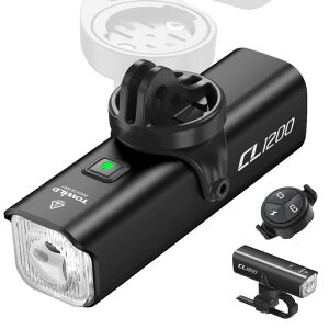 TOWILDCL1200�����R���t�����]�ԃt�����g���C�gUSB-C�[�d��1200���[����5000mAh��e�ʃ��[�h�o�C�N/�N���X�o�C�N�p���t���T�C�N�����C�g��ԑ��s�T�C�N�����O�p���C�g
