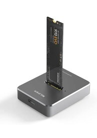 MILIPOW USB TYPE-C NVMEとSATA対応 M.2 SSDケース(Mキー/B + Mキー)対応 USB 3.1 GEN2 10GBPS高速データ転送 外付け基盤ケース2230/2242/2260/2280 SSD対応 M.2 SSD