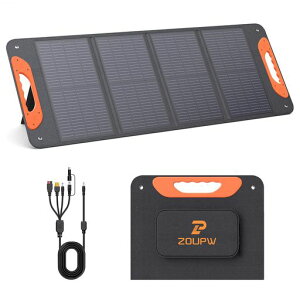 ZOUPW 60W Mini �\�[���[�p�l�� N�^16BB 25%������ Type-C���ڏ[�d���� �e��|�[�^�u���d���ɑΉ�