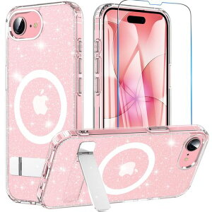 Fin2feel iPhone 17e �P�[�X 16e�p�J�o�[ �yMagSafe�Ή��z�B�����X�^���h&�����K���X�t�B�����t�� �L���L�� ���C�����X�[�d�Ή� �A�C�t�F�C�X17e�P�[�X �ϏՌ� �w��h�~ �ω��� �����ӂ���17e/16e�p�c