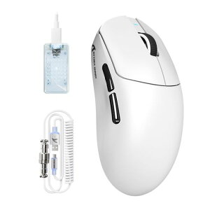 ATTACKSHARKX8ULTIMATE�Q�[�~���O�}�E�X8000Hz���C�����X65g���y��Nordic54L15����PAW3950MAX�Z���T�[42000DPI�g���C���[�h2.4G/Bluetooth/USBe�X�|�[�c