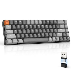 MAGIC-REFINERxZIYOULANGBluetooth���C�����X�Q�[�~���O�L�[�{�[�h�������^��K68�L�[�{�[�h2.4GHZUSB�ڑ��e���L�[���XWindowsMaciPadiOSAndroidSurface