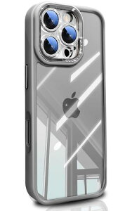 Damesine iPhone 16 ProMax�p�P�[�X �V���R���ϏՌ� �N���A�w�ʓ��� ���킢���A�C�z���P�[�X ���R�Ɏ��O����L���L���ȃJ�����J�o�[ �����Y�ی� �w��h�~ ���ϖh�~ ���� ���C�����X�Ή� �I�V�c