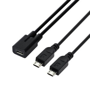 NFHKMicroUSB���X����2�}�C�N��USB�I�X�X�v���b�^�[�����[�d�P�[�u��GalaxyS5i9600S4I9500Note2N7100S3I9300S29100�pNF-U2-110