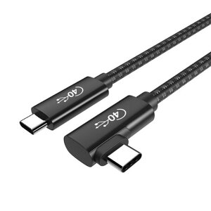 USB4�P�[�u��L��1.5mSLEIJAOOEthunderbolt4�Ή��y40Gbps�����]��/100w�}���[�d/8K@60Hz�f���o�́zThunderbolt3��USB-C�Ɖ��ʌ݊��T���_�[�{���g4�P�[�u��