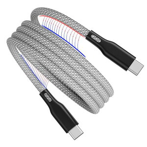 Mefold(1M-�V���o�[)USB-C&USB-C�P�[�u�����ݖh�~�@�\�^�C�vC�P�[_�u��60W/3A�}���[�dPD�Z�pType-C�P_�[�u���`��ێ��@�\Phone15/MacbookPro&Air/Pad/��CtoC�@��Ή�