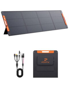 ZOUPW 220W �\�[���[�p�l�� N�^ 16BB 25%������ Type-C���ڏ[�d���� 5in1�ڑ��P�[�u���t��