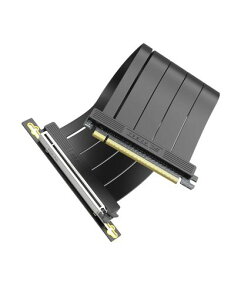 EZDIY-FAB PCIe 5.0 x16 ���C�U�[�P�[�u�� 128GB/s GPU�����p �����}�E���g�Ή� 30cm 90�x - �u���b�N