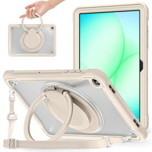 GOOVEN2025GalaxyTabA11+/A11Plus11�C���`�p�̃P�[�X���|���n���h���t���ˊO�p360�x��]�������O���u���c�u���X�^���h�@�\�^�u���b�g�J�o�[�ϏՌ��L�b�Y���V�����_�[�x���g�J�[�L