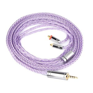 TripowinZonie16�R�A�[�⃁�b�L�P�[�u��&SPCHIFI�C���z���A�b�v�O���[�h�P�[�u��(2.5mm-MMCXLavender)