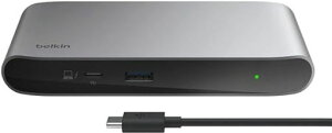 BELKIN 5-IN-1 THUNDERBOLT 4hbLOXe[V 40GBPSf[^] 96W PDΉ fA4K/60HZ VO8K/30HZ 150Wdjbg&TB4P[u(0.8M)t INC013QCSGY