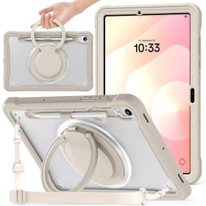 GOOVEN2025GalaxyTabS1111�C���`�p�̃P�[�X���|���n���h���t���ˊO�p360�x��]�������O���u���c�u���X�^���h�@�\�^�u���b�g�J�o�[�ϏՌ��L�b�Y���V�����_�[�x���g�J�[�L