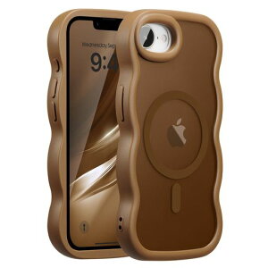 UEEBAI�Ή�iPhone17e/iPhone16e�p�̃P�[�X����TPU�E�F�[�u�f�U�C���X�}�z�P�[�X�N���A�����l�C�������P�[�XMagSafe�Ή����^�y�ʑϏՌ��g�^�o���p�[�X�}�z�P�[�X-�S�[���h