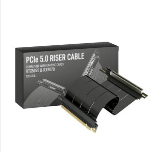 LINKUP - AVA5 PCIE 5.0 ���C�U�[�P�[�u�� | RTX5090 RX9070 GPU�ɑΉ� | x16 128GB/s���x | PCIe 4.0 & WRX80/WRX90E�ƌ݊������� | �E�p �u���b�N 15cm(�S�� 19cm)
