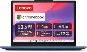 Lenovo Chromebook �N���[���u�b�N IdeaPad Flex 3i Gen8 12.2�C���` �C���e��R �v���Z�b�T�[ N100���� ������4GB eMMC 64GB �o�b�e���[�쓮12.0���� �d��1.25kg �A�r�X�u���[