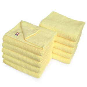 美容系今治タオル業務用フェイスタオル10枚組村上タオルエムカラー34x86cmエステサロン用全100色軽量薄手(No.11クリーム)mc-ft10