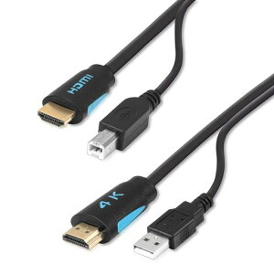 TESmartHDMI+USBKVM�P�[�u��USB2.0�c�C���P�[�u��USB-AtoUSB-B(1.5m*2�{)
