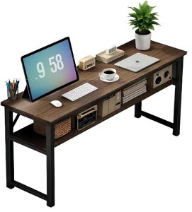 TUIYIDUO�e�[�u���ג����p�\�R���f�X�NPC�����׋���2�i���[40���s��x120��x74.6����cm�ω׏d50kg���[�N�e�[�u�����փf�X�N���ۊp���H�R���p�N�g�ȃX�y�[�X���@�\������ԑg���ȒP���{������c