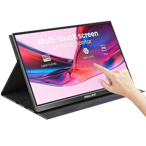 Visual Beat ���o�C�����j�^�[ 15.6�C���` �^�b�`�Ή� FHD 1080P IPS USB-C HDMI�ڑ� 100%RGB HDR VESA�K�i �X�}�[�g�J�o�[�t�� �X�s�[�J�[���� Windows Mac Switch PS5�Ή�