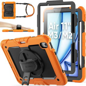 SEYMACstock2025N/2024N13C`iPadAir(M3/M2)ϏՌP[XیtBty[360°]X^hnhXgbvV_[XgbvSʕیJo[iPadAir13