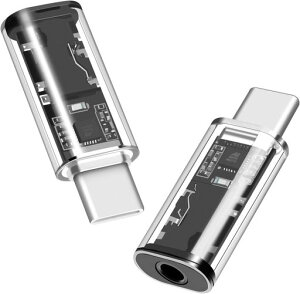 leizhanUSBC����3.5mm�I�[�f�B�I�A�_�v�^�AType-C����Aux���X�w�b�h�t�H���W���b�NDAC-USBC�w�b�h�t�H���A�_�v�^(���X�j���O�A�ʘb�A�Q�[���A���B��_�p�A�C���W�P�[�^���C�g�t��-������