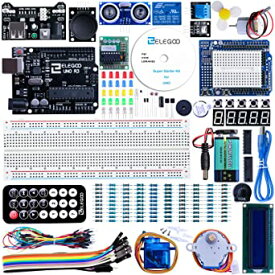 ra_ELEGOO Arduino用UNO R3スターターキット レベルアップ チュートリアル付 mega2560 r3 nanoと互換 並行輸入品
