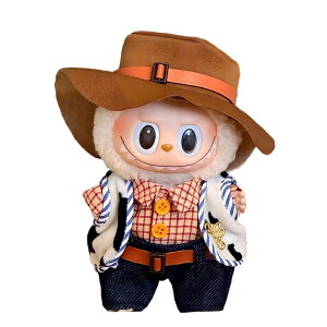 ラブブ 着せ替えドールセット - ぬいぐるみ ぬいぐるみ人形 かわいいキャラクター 着せ替え人形推しぬい【ワンピース 風】