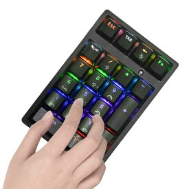 テンキー | ユーエスビー メカニカル コンパクト キーボード | 21キー テンキー - デスクトップ ノートブック コンピュータ ラップトップ ゲーム用
