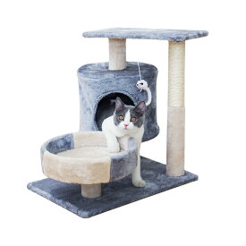 猫の登山フレーム 猫の登山フレーム、猫砂、猫の木、猫のジャンプ台、猫のスクラッチボード、猫のスクラッチポスト、ペットの猫用品 写真キャットクライミングツリー