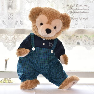 ダッフィー シェリーメイ コスチューム グッズ Mサイズ 可愛いおでかけ服(青)パンツ  od140-m 洋服 Duffy グッズ