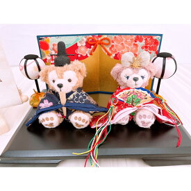 贈り物に♪雛人形 ひな人形　ひな祭り　屏風付き　ハンドメイド*hina-bonbori-24