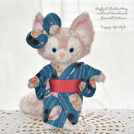 リーナベルSサイズコスチューム★可愛い浴衣セット・ブルー・linabell-yukata-4￥↓