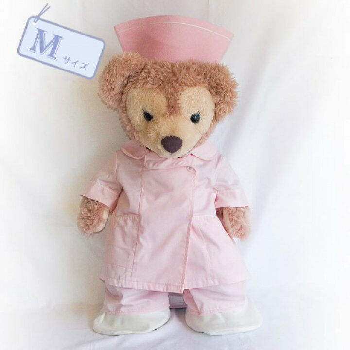 楽天市場 ダッフィー シェリーメイ Mサイズ70cm 本格的 ナースパンツコスチューム ピンク Nurse Pink M ハンドメイド 洋服 キャラクター ハッピーライフスタイル