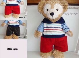 ダッフィー*シェリーメイコスチューム・Sサイズ43cm★パーカー＆コーデュロイパンツ・pk108【洋服】〈Θ