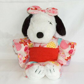 スヌーピーコスチューム★可愛い本格浴衣セット（金魚ピンク）・snoopy-yukata-14-hp÷↓