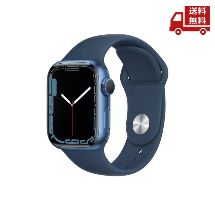 楽天市場】☆ APPLE WATCH 7 GPSモデル アビスブルースポーツバンド  